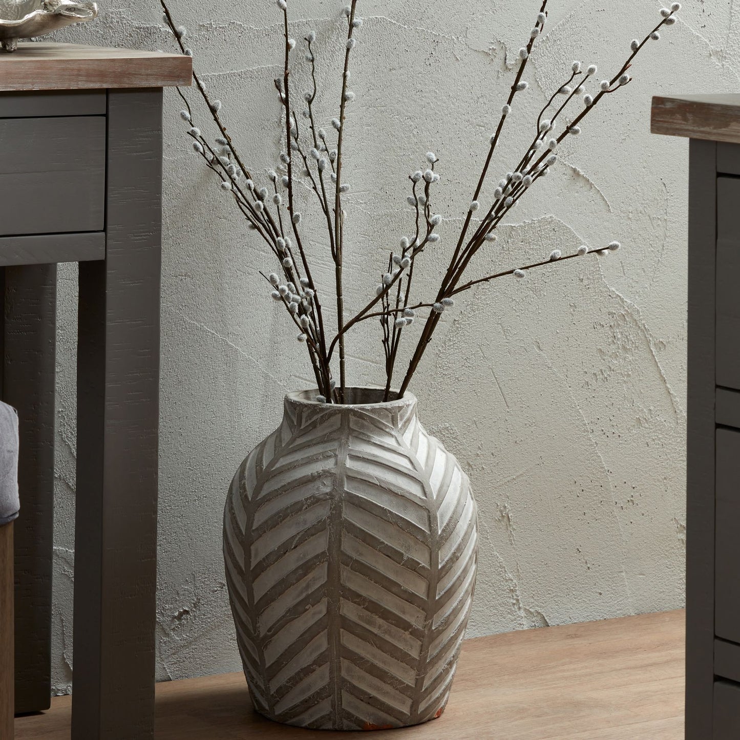 RH Bloomville Stone Vase