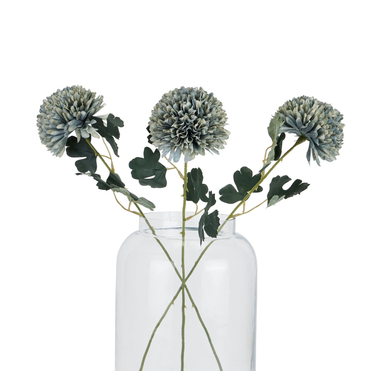 Sage and Powder Blue Chrysanthemum