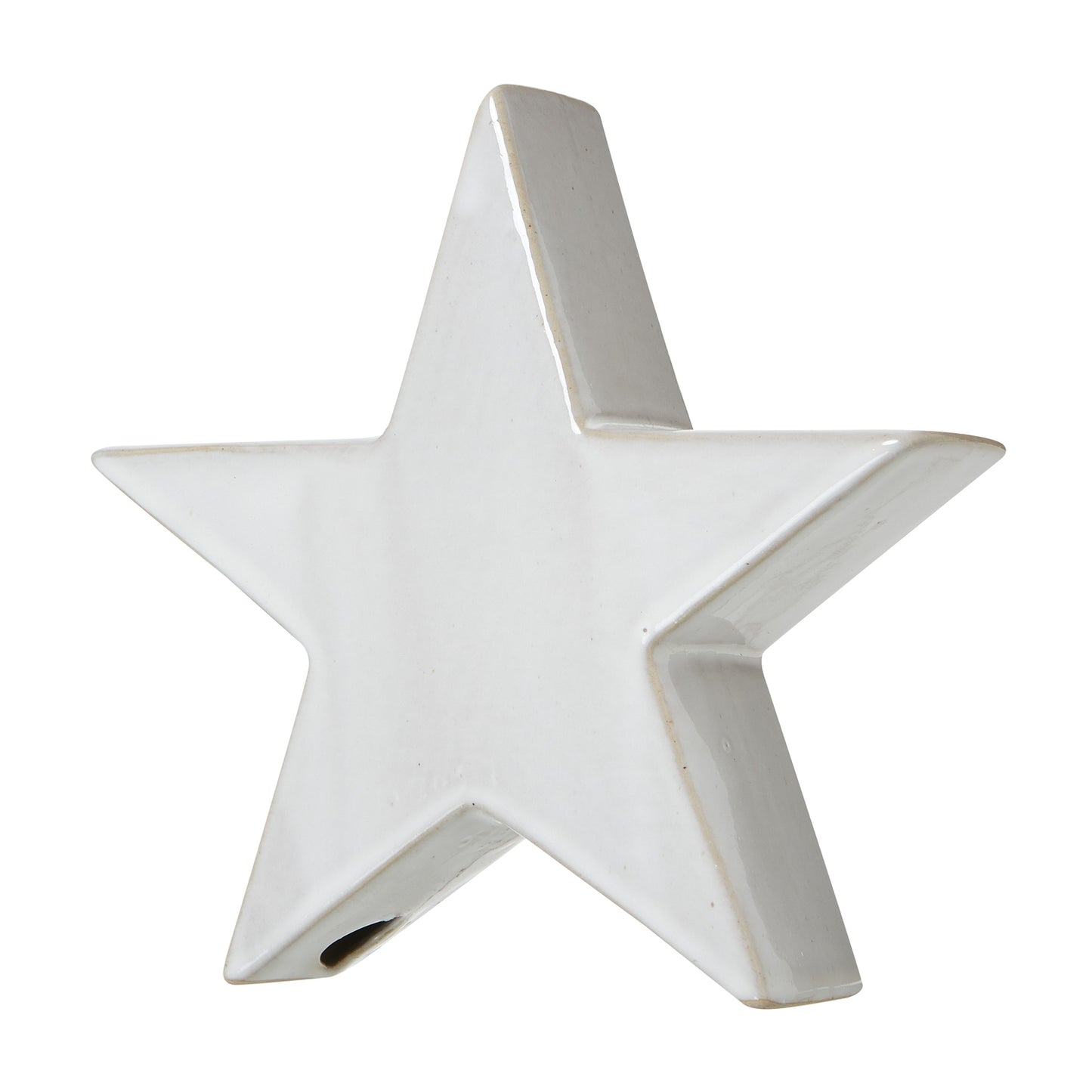 White Ceramic Pot Lamp With Linen Shade
