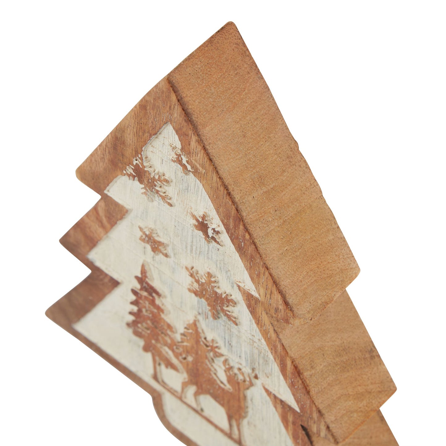 Woodland Luxe Snow Scene Tree Decoration