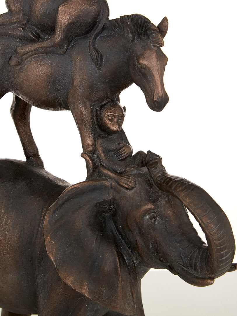 Boho Stacking Animals Sculpture