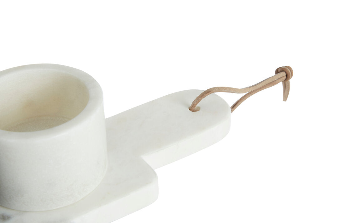 Bulgari Marble Condiment Bowls and Board Set