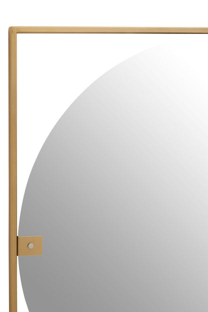Matera Gold Square Wall Mirror