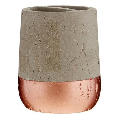 Caspian Copper & Concrete Toothbrush Holder