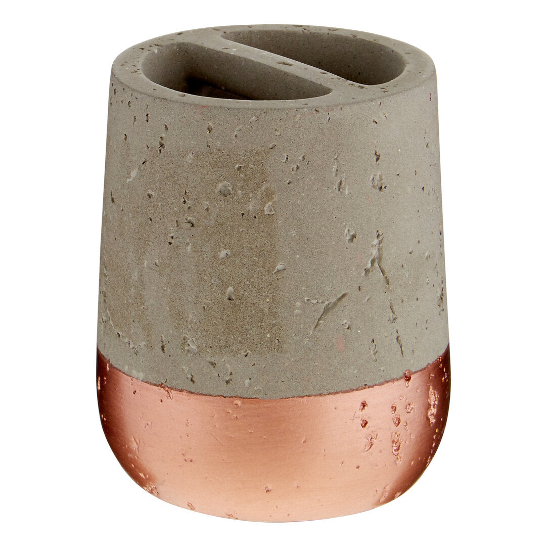 Caspian Copper & Concrete Toothbrush Holder
