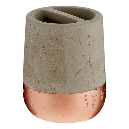 Caspian Copper & Concrete Toothbrush Holder