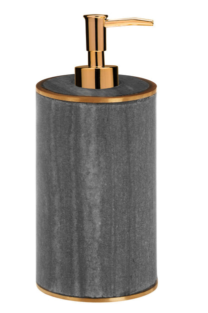 Bosco Grey Marble And Gold Lotion Dispenser