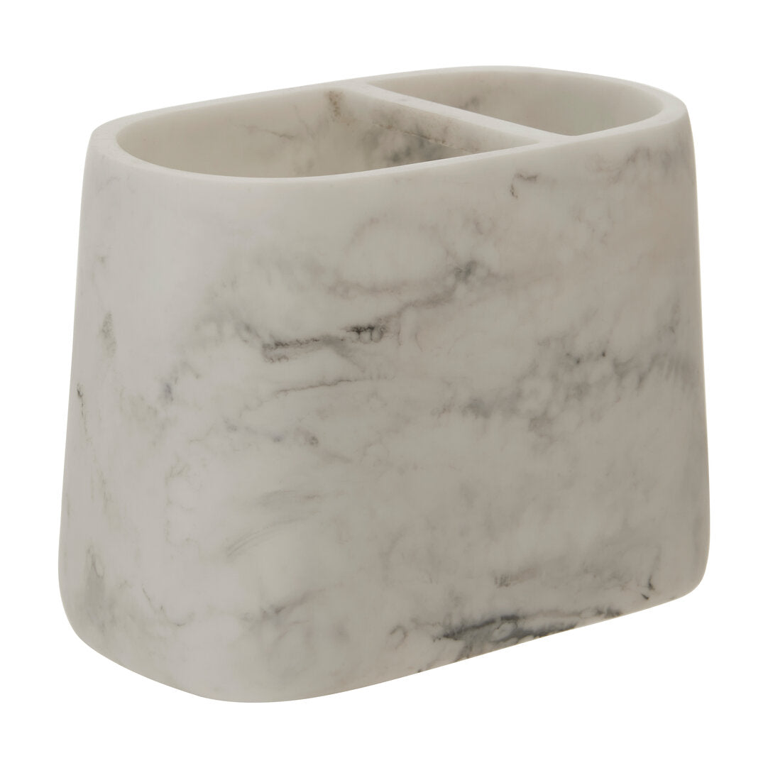 Elora Marble Effect Toothbrush Holder