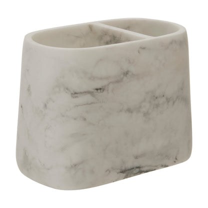 Elora Marble Effect Toothbrush Holder
