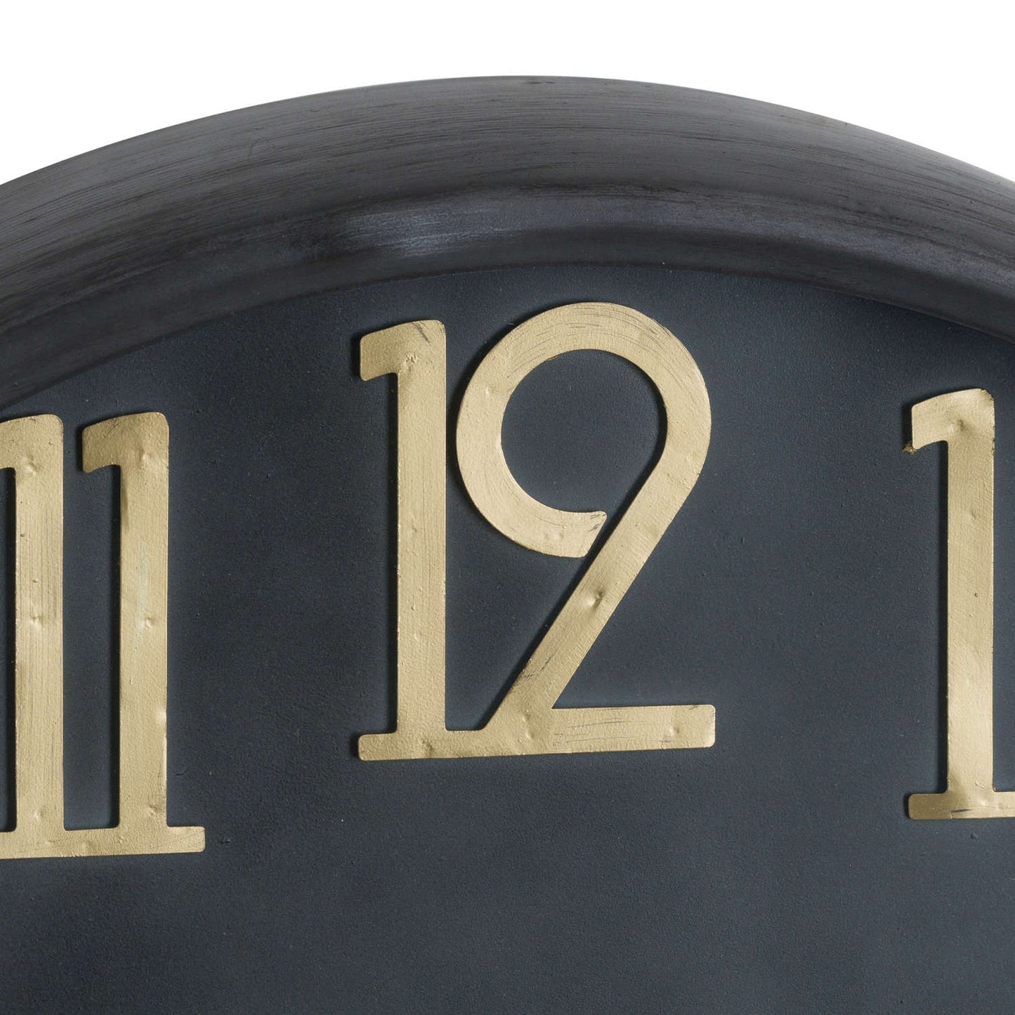 Black & Brass  Large Clock