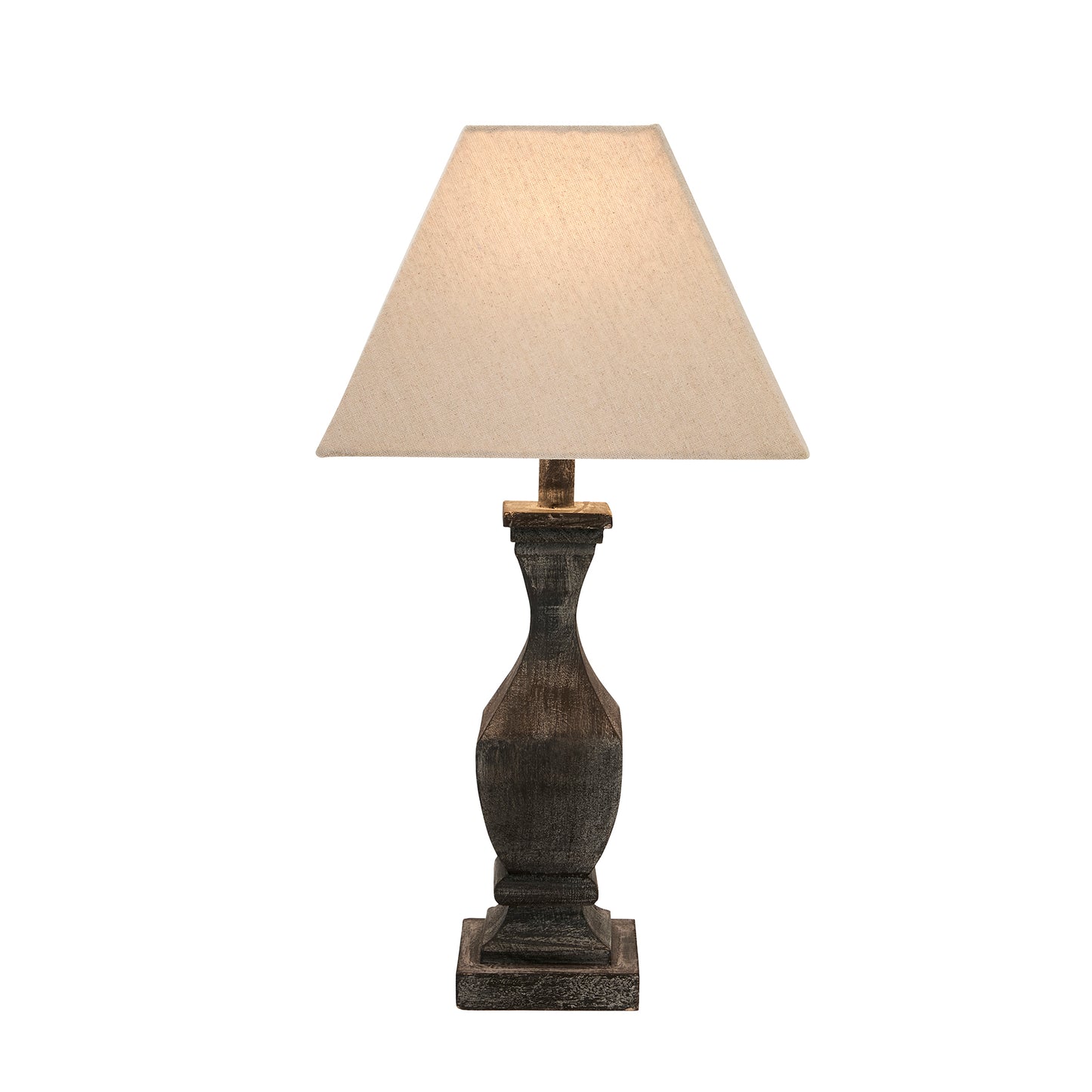 Elara Fluted Wooden Table Lamp