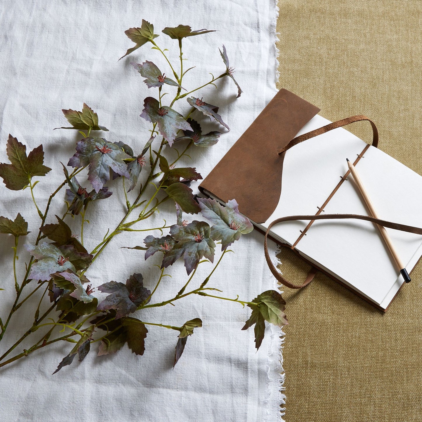 Autumn Multi-Toned Foliage Stem