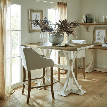 Tweed Grey Bar Stool