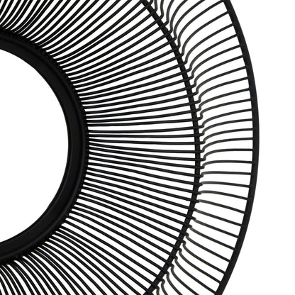 Calder Black Wire Framed Mirror