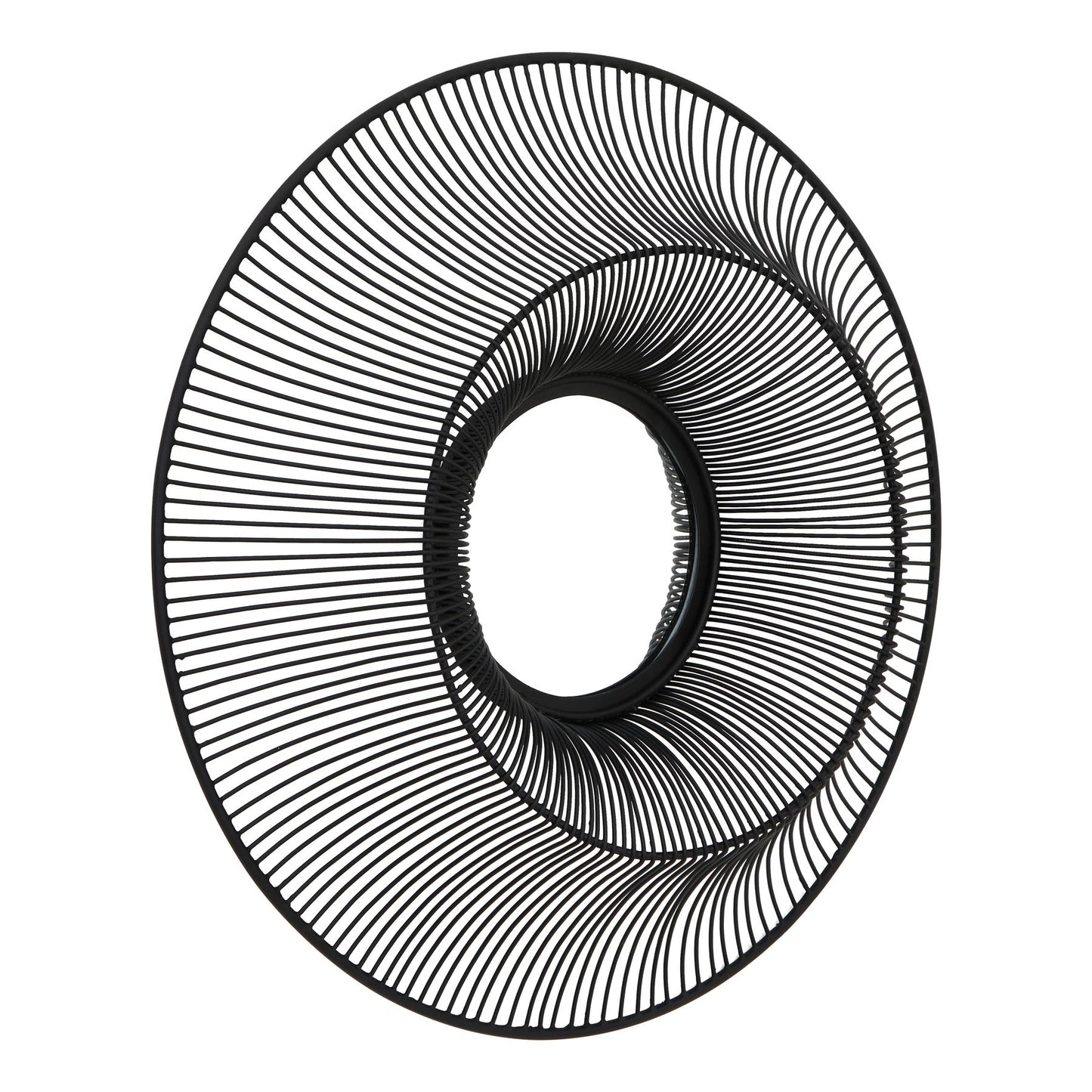 Calder Black Wire Framed Mirror