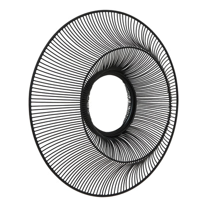 Calder Black Wire Framed Mirror