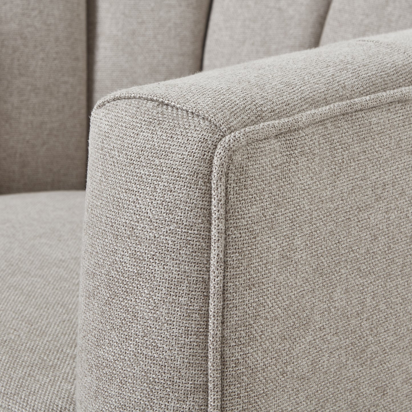 Marlow Swivel Chair In Oatmeal Twill