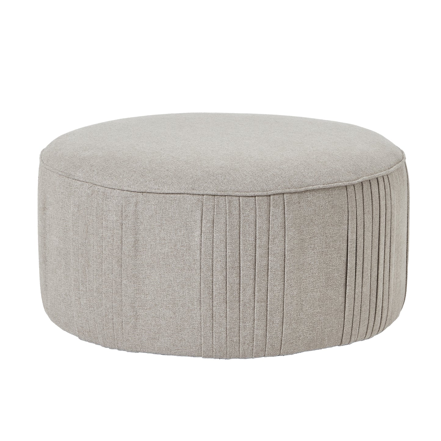 Marlow Swivel Ottoman in Oatmeal Twill