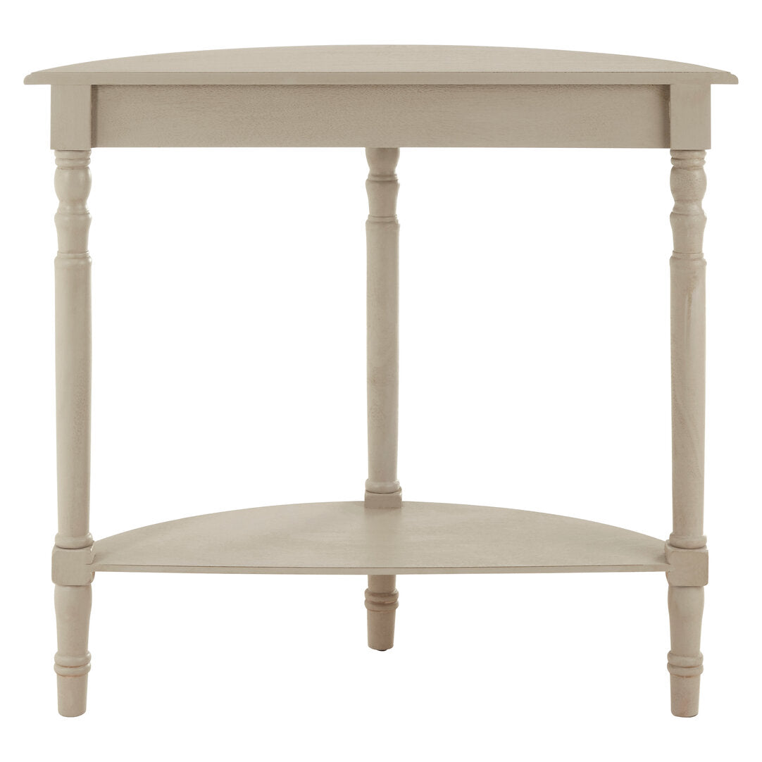 Heritage Half Moon Vintage Grey Console Table