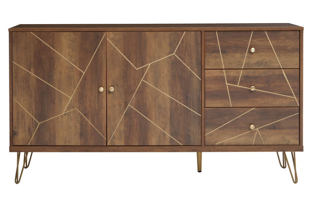 Flori Sideboard with 2 Doors and 3 Drawers