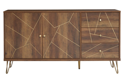 Flori Sideboard with 2 Doors and 3 Drawers