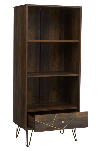 Flori 3 Tier Shelving Unit with Drawer