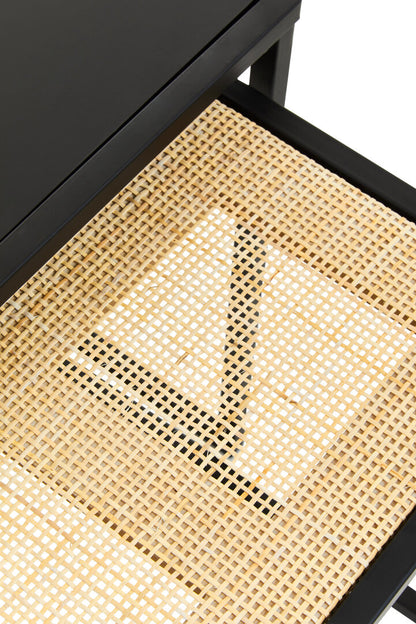 Depok Rattan And Metal Nest Of Two Tables