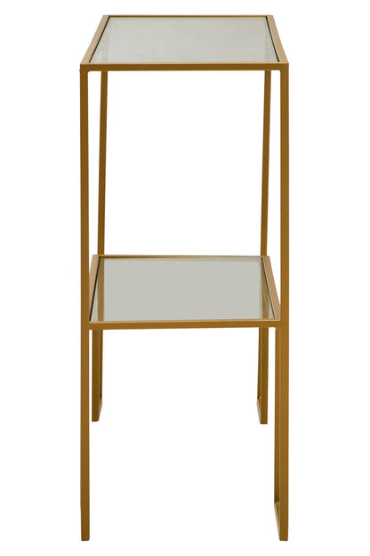 Avento Gold Finish Console Table