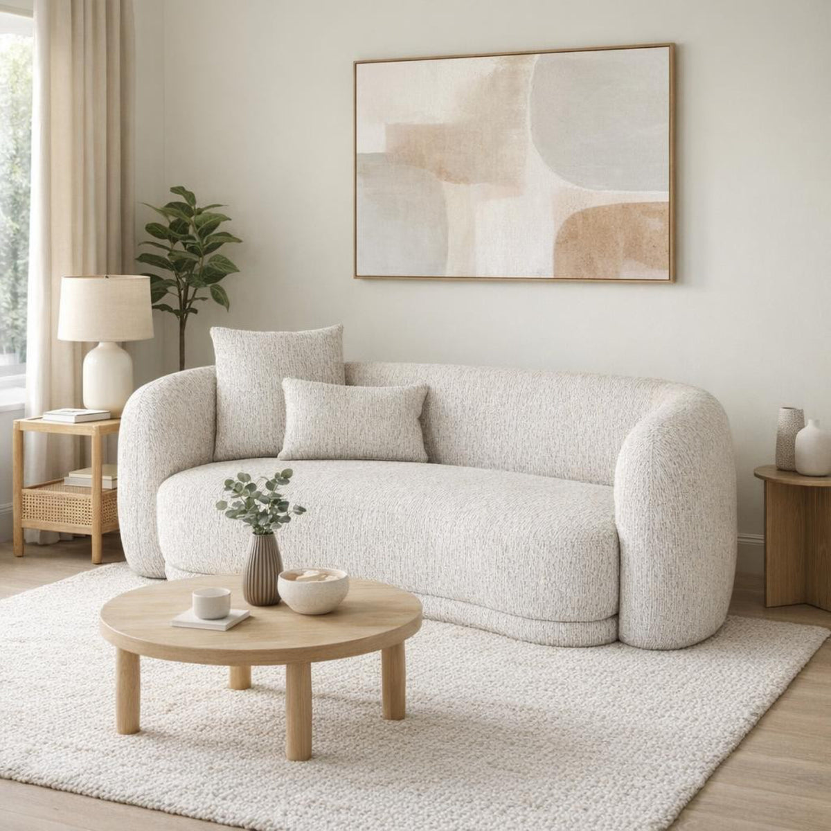 Eden Two Seater Sofa With Cushions
