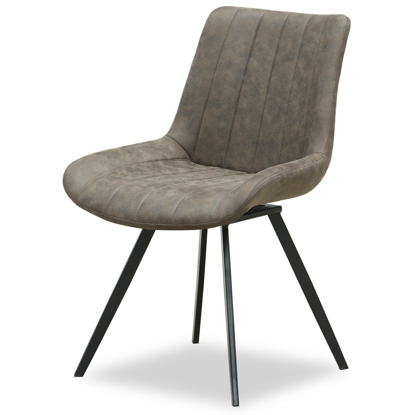 Soren Coffee Swivel Dining Chair