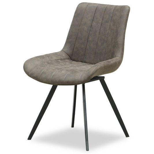Soren Coffee Swivel Dining Chair