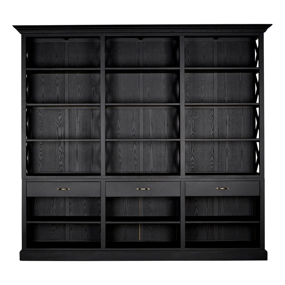 Lyon Black Birchwood Large Cabinet