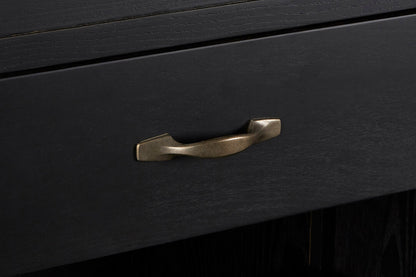 Lyon Black Birchwood Large Cabinet