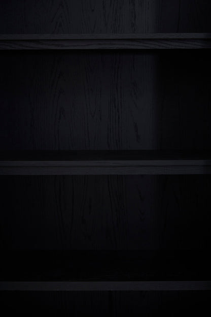 Salvar 2 Tone Oak Wood Tall Cabinet