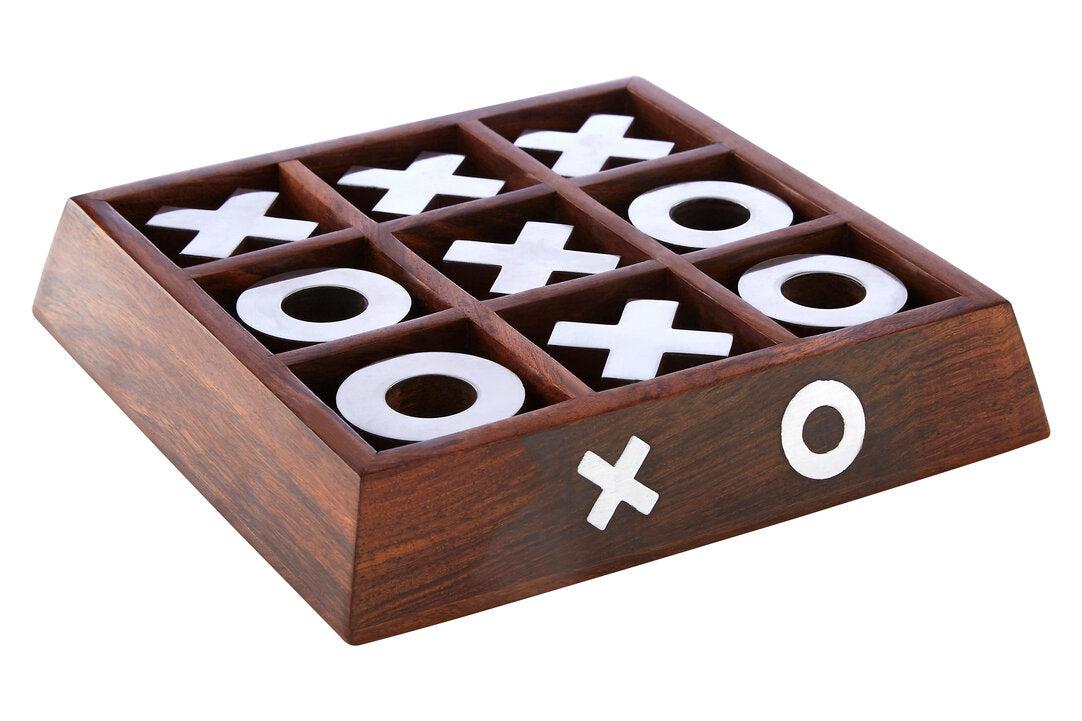 Churchill Games Sheesham Wood Noughts and Crosses
