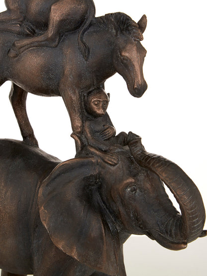 Boho Stacking Animals Sculpture