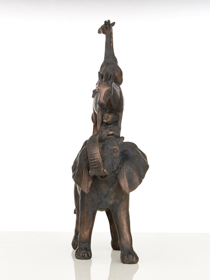 Boho Stacking Animals Sculpture