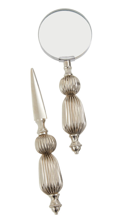 Churchill Magnifying Glass And Letter Opener With Box