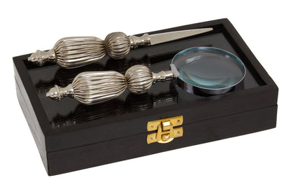 Churchill Magnifying Glass And Letter Opener With Box