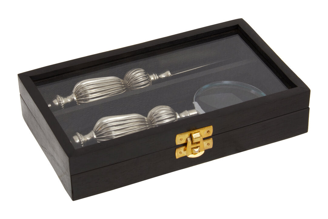 Churchill Magnifying Glass And Letter Opener With Box