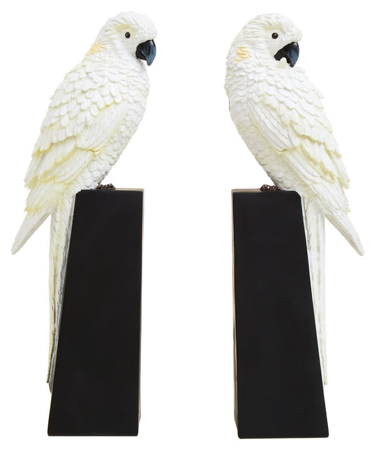 Boho Set Of Two Parrot Bookends