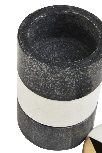 Omari Marble Stacking Trinket Pots