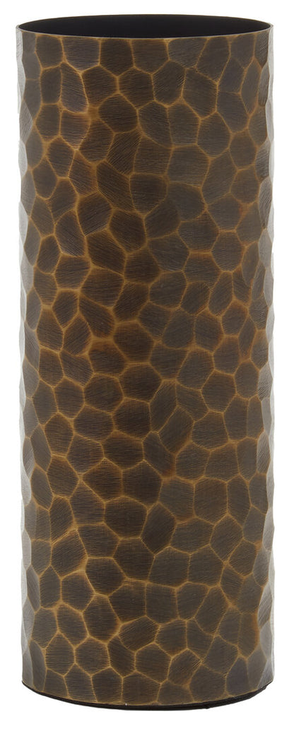 Akola Large Antique Gold Metal Vase