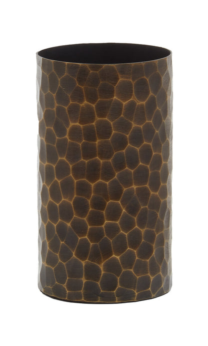 Akola Small Antique Gold Metal Vase