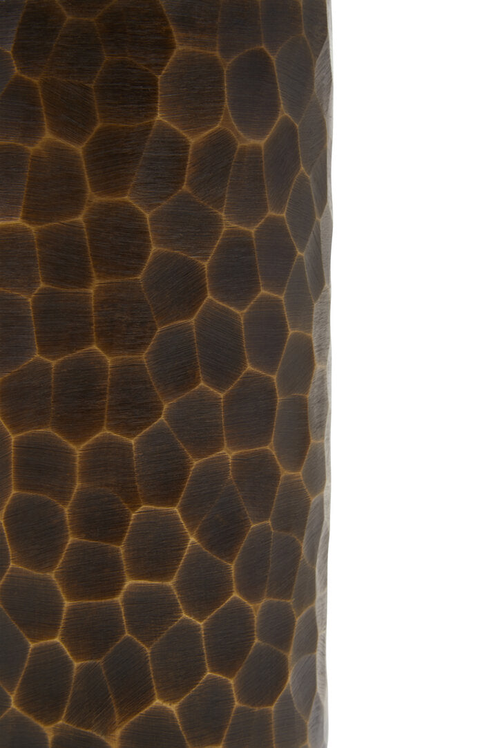 Akola Small Antique Gold Metal Vase