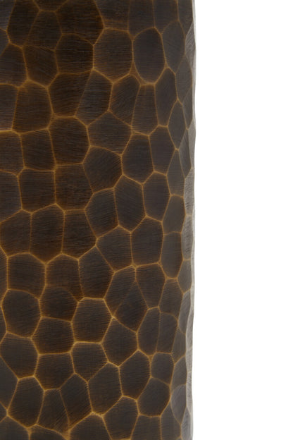 Akola Small Antique Gold Metal Vase