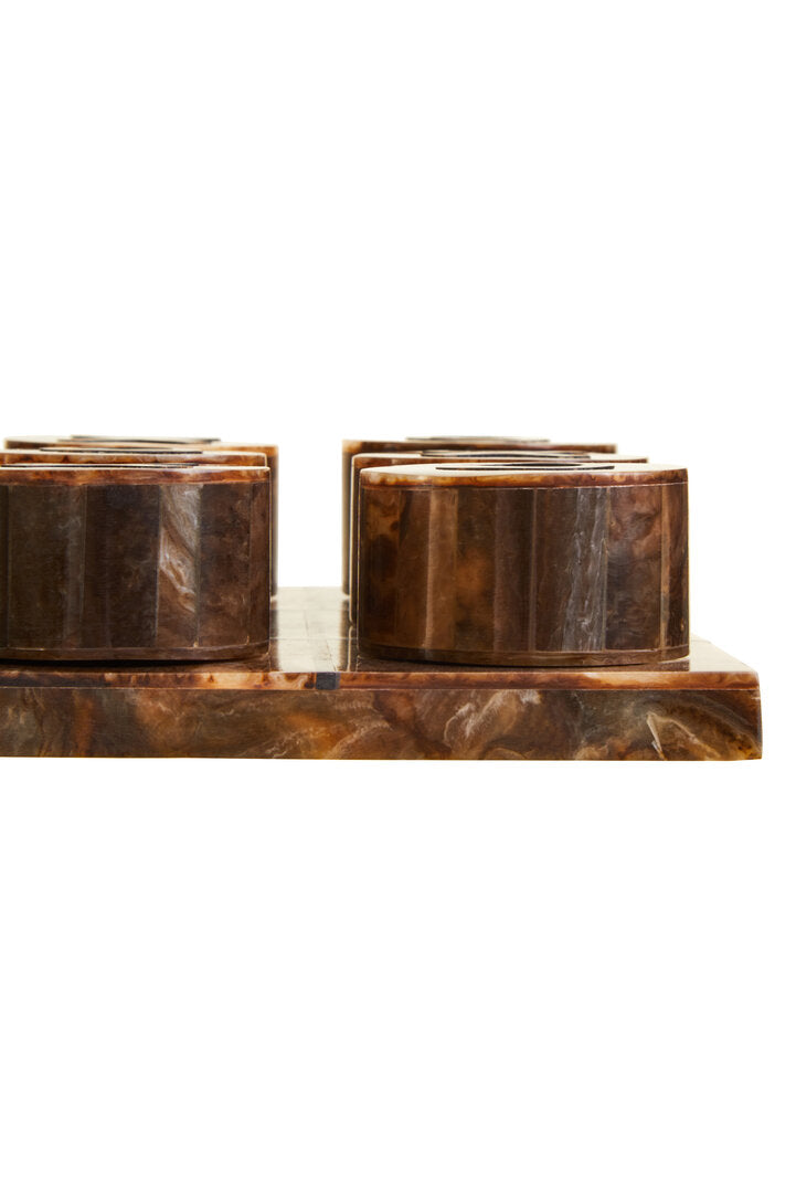 Montague Games Brown and Black Finish Noughts And Crosses