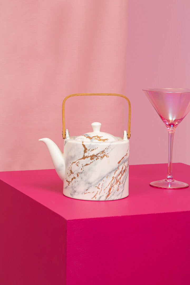 Marble Luxe Teapot